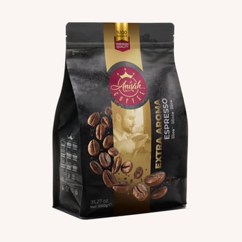 Anisah Coffee 100% Arabica Espresso Whole Beans - Rich Aroma, Smooth Taste 1kg - Aladdin Business