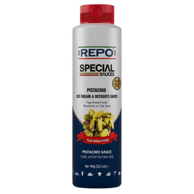 Antep Pistachio Topping Sauce with 10% Pistachio- 940g - Aladdin Business