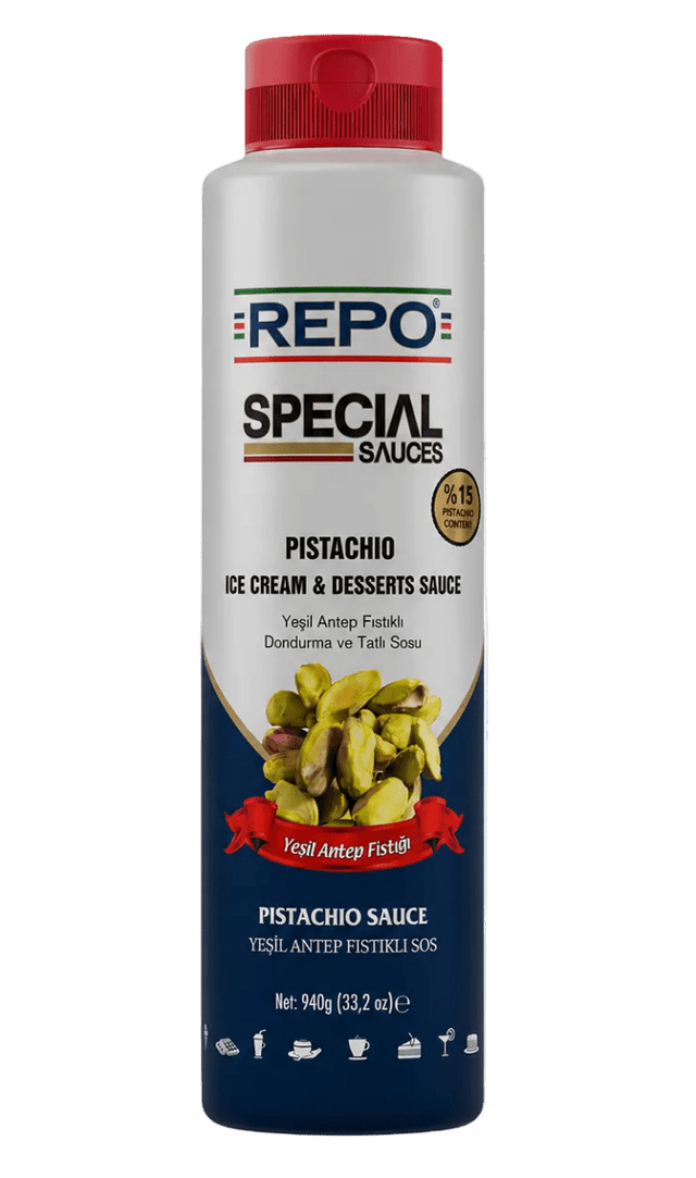 Antep Pistachio Topping Sauce with 15% Pistachio- 940g - Aladdin Business