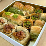 Asi | Assorted Pistachio and Walnut Baklava in Gift Metal Box - Aladdin Business