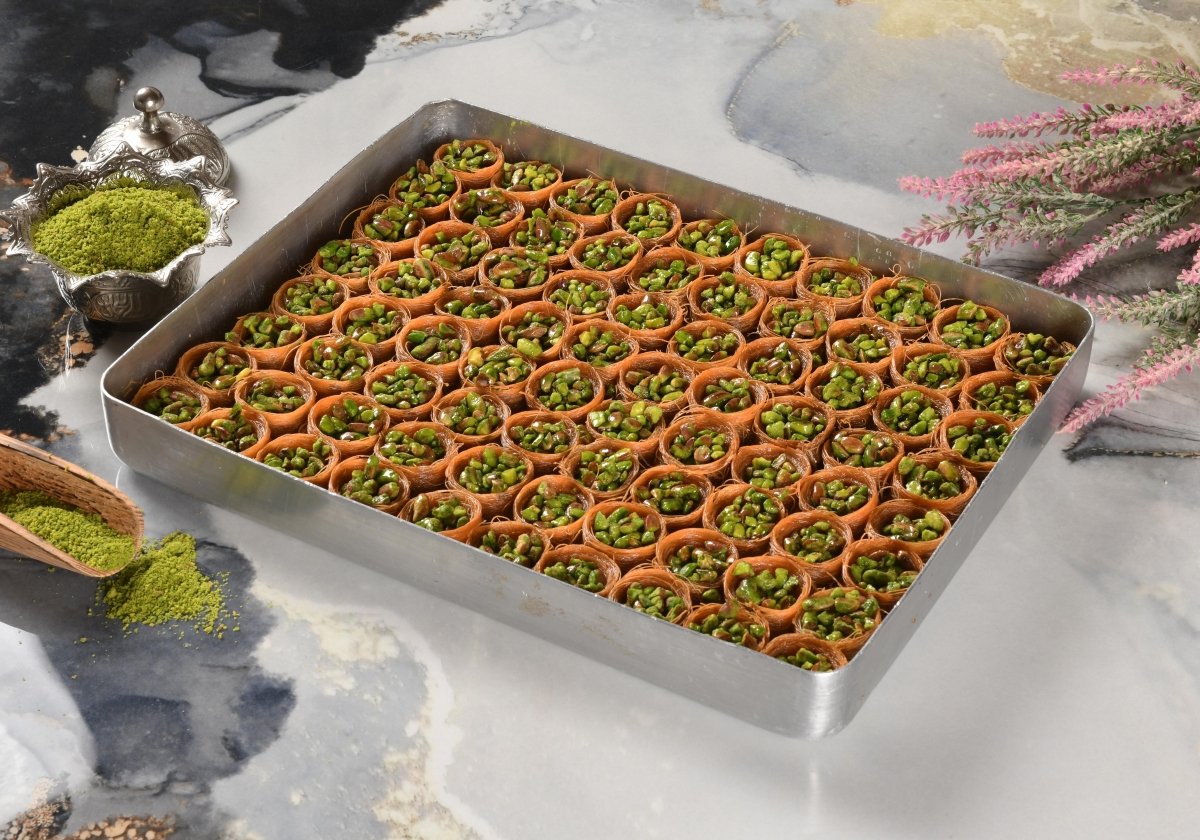 Asi | Bird's Eye Pistachio Kadayif Tray - Aladdin Business