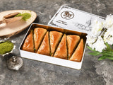 Asi | Carrot Slice Baklava with Pistachio in Gift Metal Box - Aladdin Business