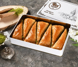 Asi | Carrot Slice Baklava with Pistachio in Gift Metal Box - Aladdin Business