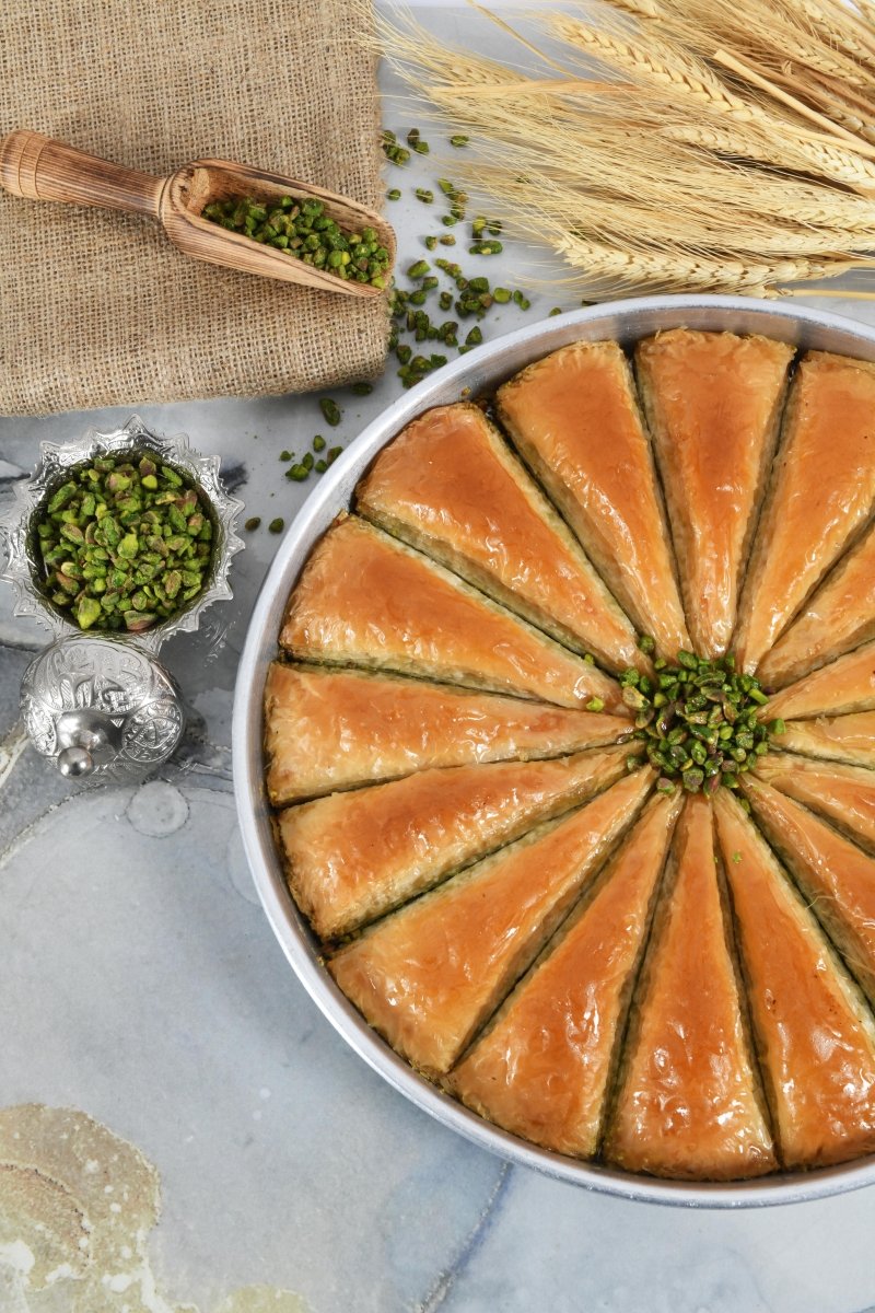 Asi | Carrot Slice Baklava with Pistachio Tray - Aladdin Business