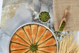 Asi | Carrot Slice Baklava with Pistachio Tray - Aladdin Business