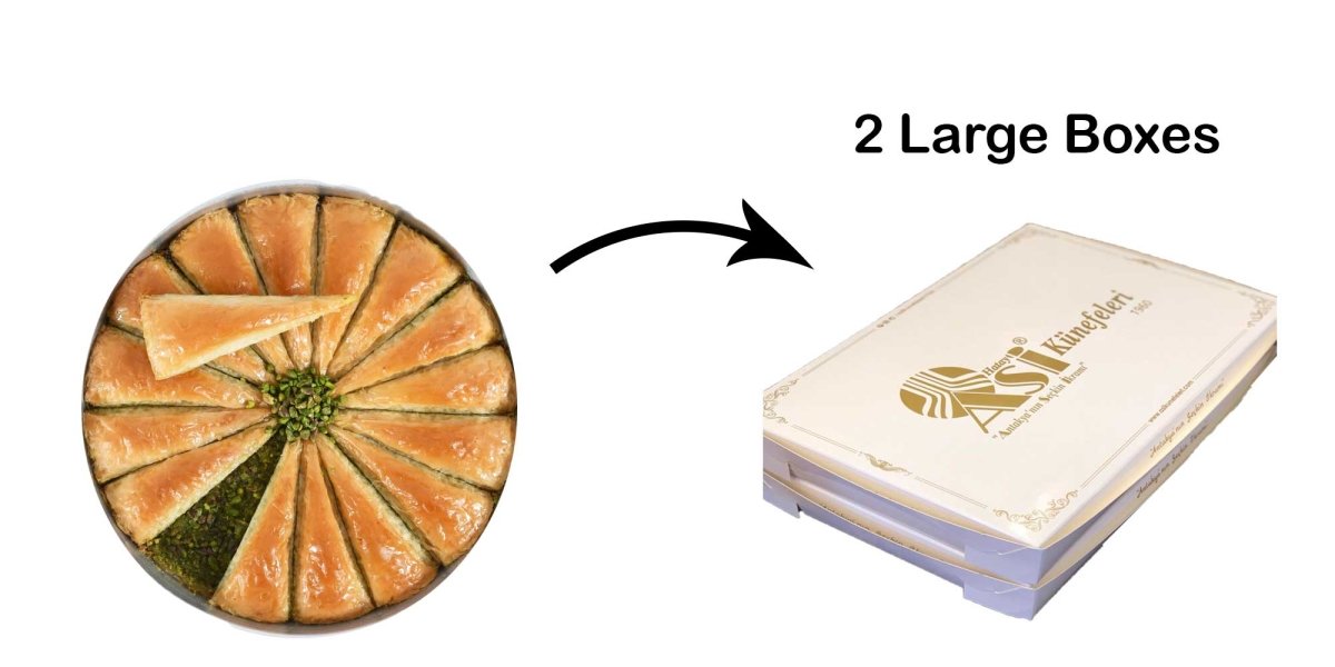 Asi | Carrot Slice Baklava with Pistachio Tray - Aladdin Business