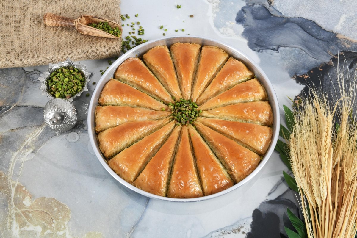 Asi | Carrot Slice Baklava with Pistachio Tray - Aladdin Business