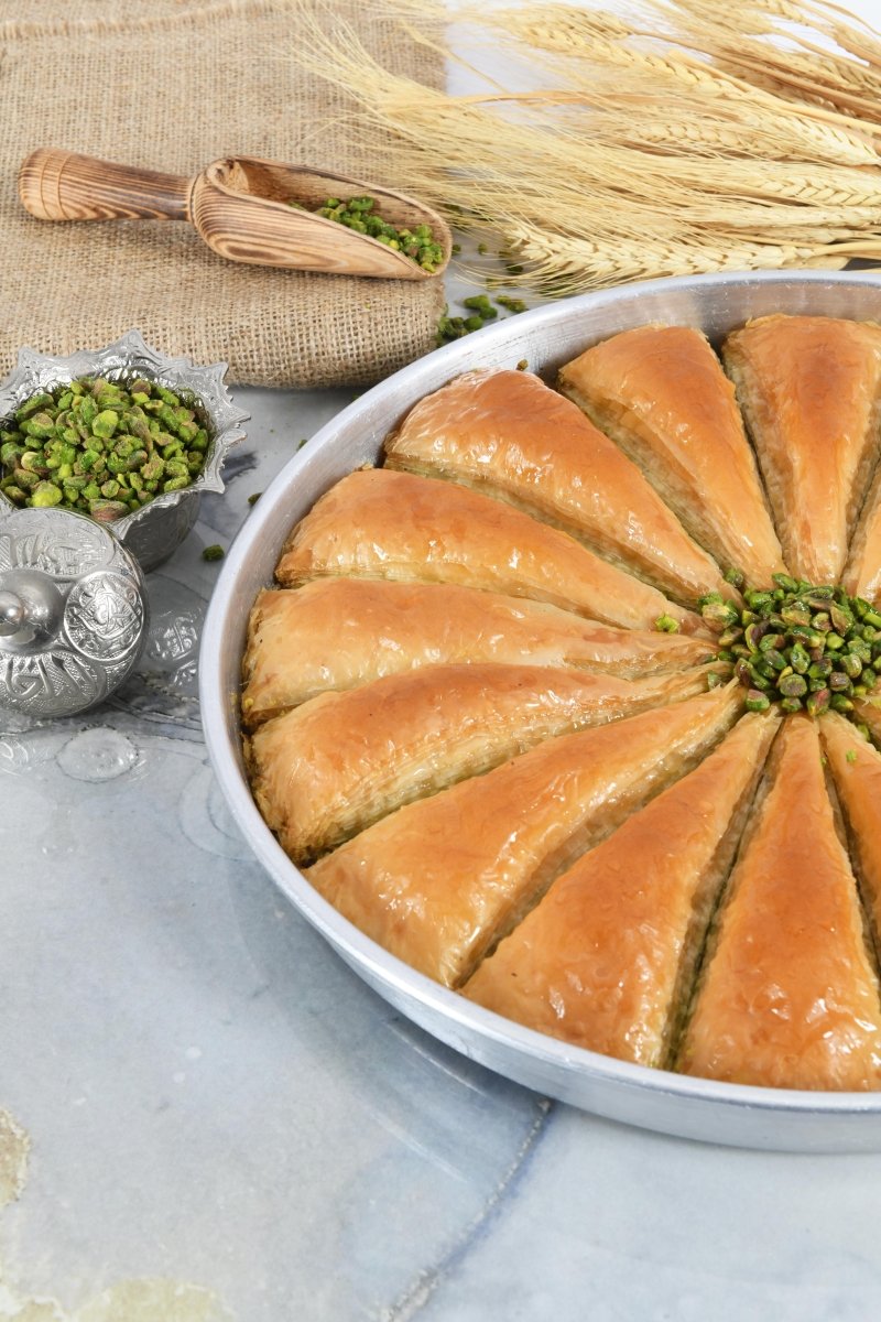 Asi | Carrot Slice Baklava with Pistachio Tray - Aladdin Business