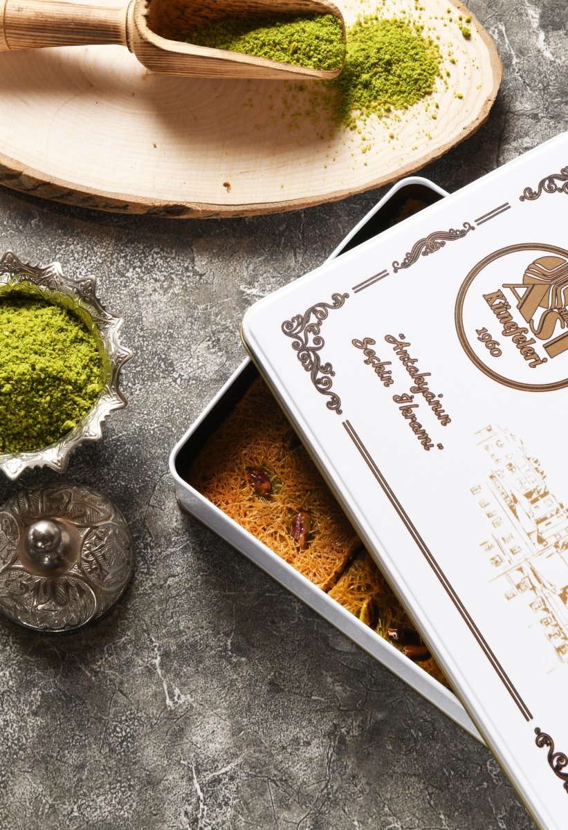 Asi | Pistachio Kadayif in Gift Metal Box - Aladdin Business