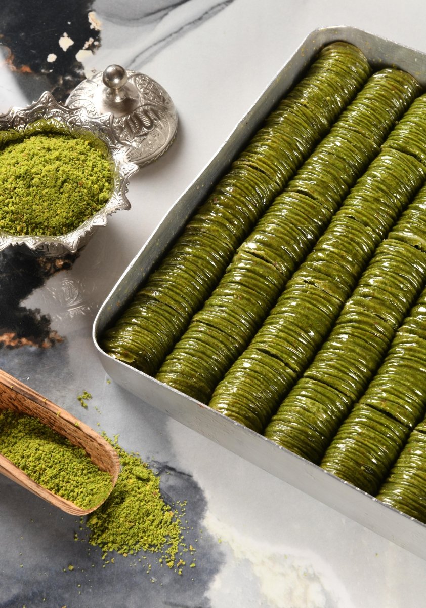 Asi | Pistachio Sarma Baklava Tray - Aladdin Business