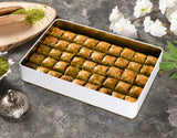 Asi | Special Mini Baklava with Pıstachio in Gift Metal Box - Aladdin Business
