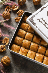 Asi | Special Mini Baklava with Walnut in Gift Metal Box - Aladdin Business