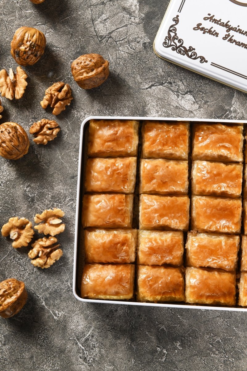 Asi | Walnut Baklava in Gift Metal Box - Aladdin Business