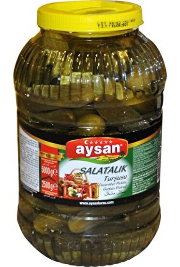 Aysan Turkish Stick Cucumber Pickles, Crisp & Tangy, 5 kg PET - Aladdin Business
