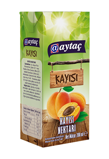 Aytac Apricot Nectar 200ml - Authentic Turkish Fruit Drink - Aladdin Business