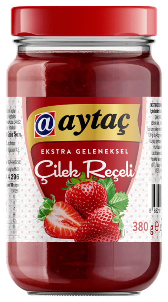Aytac Authentic Turkish Strawberry Preserve 380g Jar - Aladdin Business