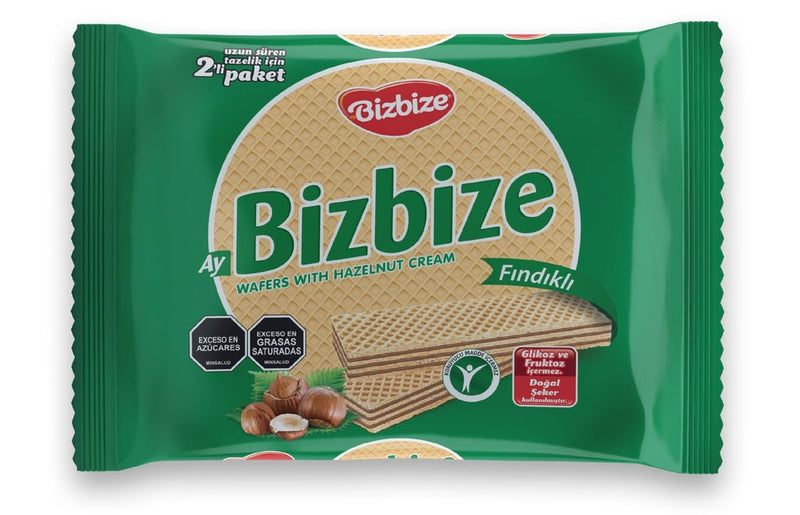 Aytac Bizbize Crispy Hazelnut Cream Wafers - Authentic Turkish Snack 340g - Aladdin Business