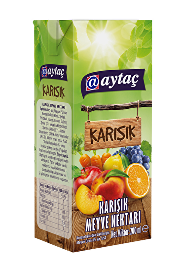 Aytac Mixed Fruit Nectar Drink 200ml - Aladdin Business