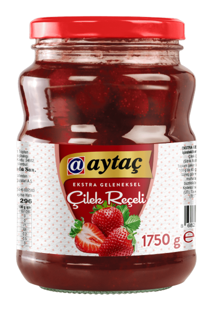 Aytac Traditional Strawberry Jam 1.75 kg - Premium Turkish Fruit Preserve - Aladdin Business