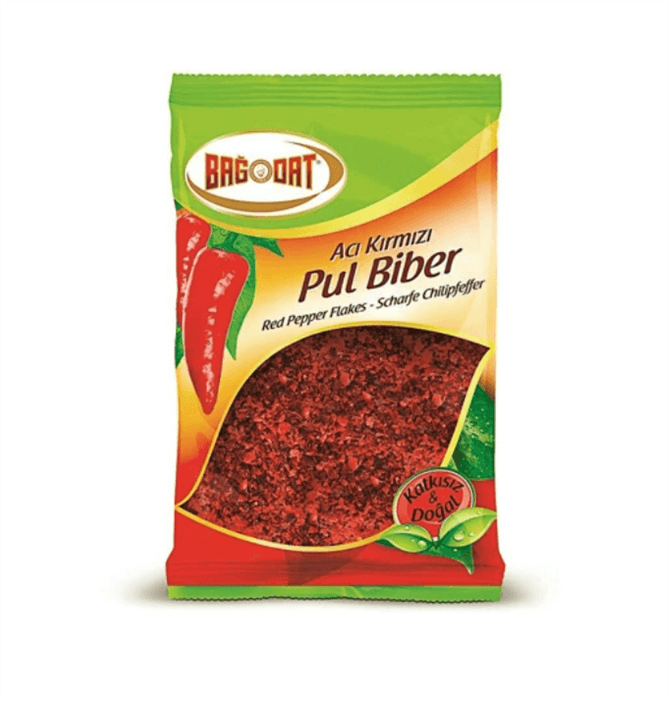 Bagdat Authentic Turkish Crushed Red Pepper Flakes - 80g Pack - Aladdin Business