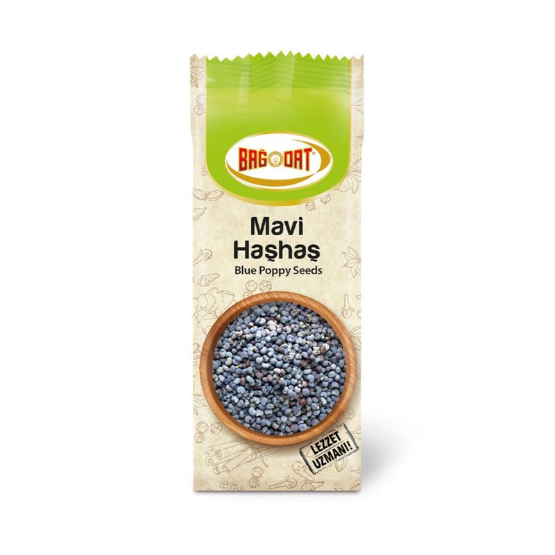 Bagdat Premium Blue Poppy Seeds 80g - Authentic Turkish Spice for Culinary Use - Aladdin Business