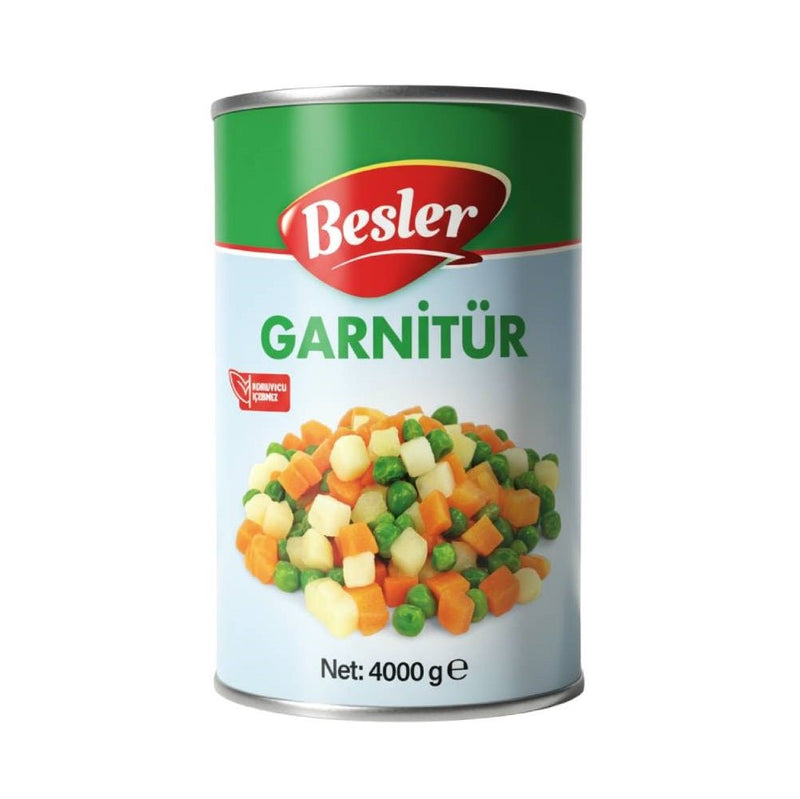 Besler Canned Garnish Vegetable Mix, 4000g - Aladdin Business