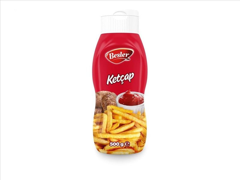 BESLER Classic Ketchup, 500g Bottle - Rich & Tangy Tomato Sauce - Aladdin Business