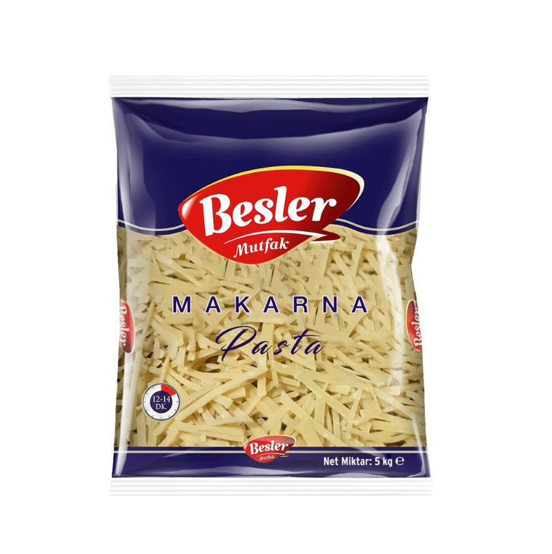 Besler Mutfak Turkish Eriste Flat Noodle Pasta - 5 kg - Aladdin Business