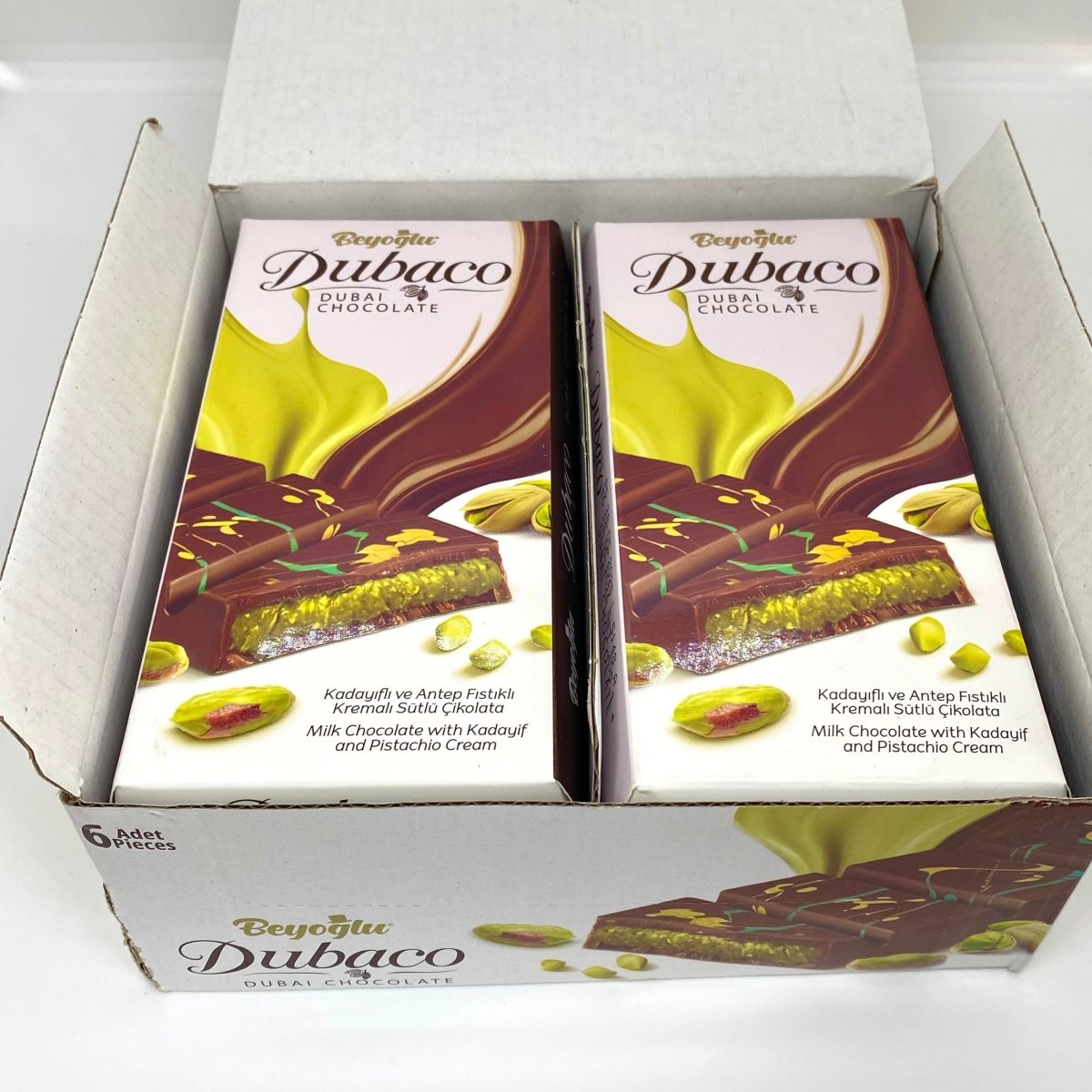 Dubaco Crispy Kadayif Dubai Chocolate - 36 Pieces x 200 gr