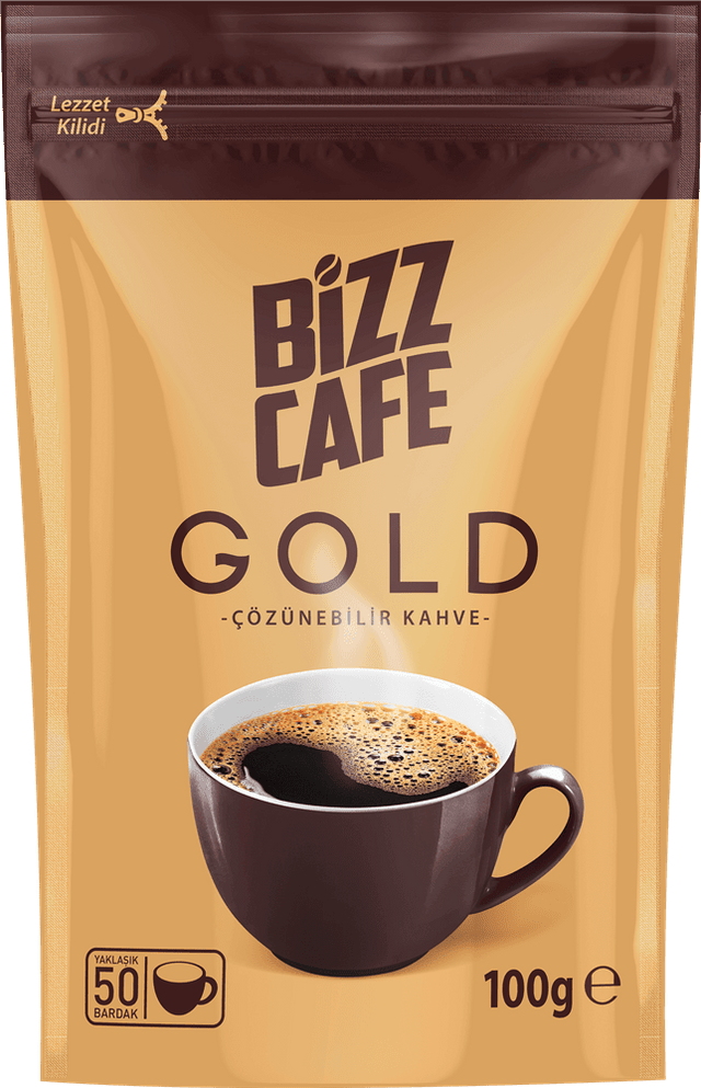 Bizz Cafe Gold Premium Instant Coffee 100g Jar - Aladdin Business