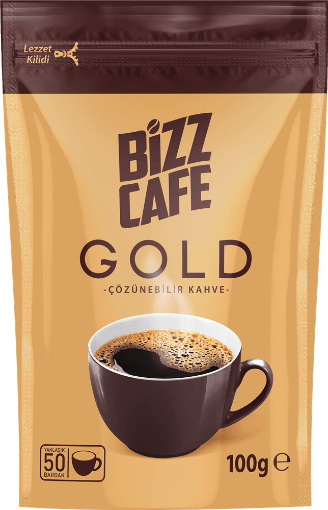 Bizz Cafe Gold Premium Instant Coffee 100g Jar - Aladdin Business