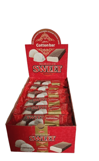 BONART Chocolate Pismaniye Turkish Floss Candy - Delicate Sweet Treat (24 - Pack) - Aladdin Business