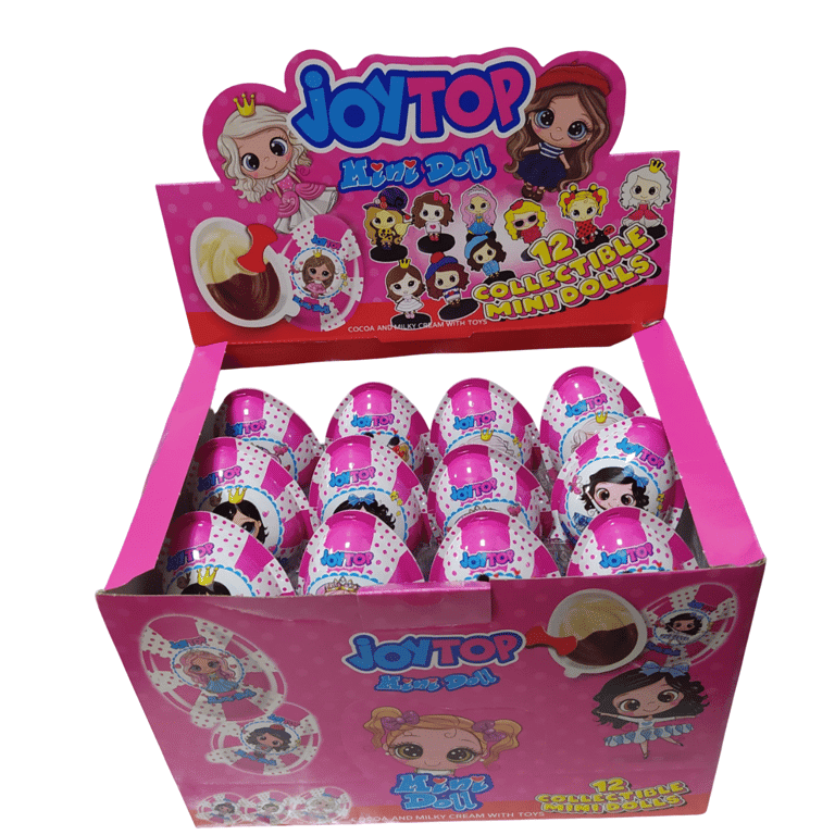 Bonart Mini Doll Chocolate Surprise Egg with Toy - 20g - Aladdin Business