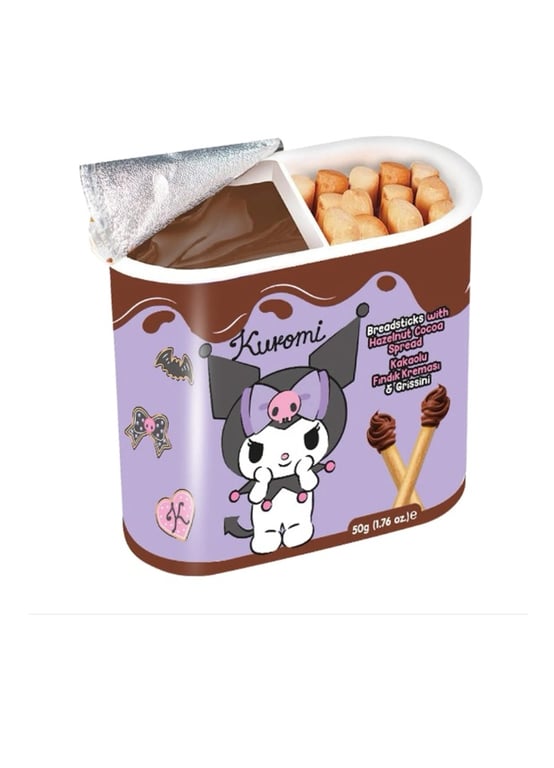 BONART Mrhoot Kuromi Character Milk Chocolate Stick Bar 50g - Aladdin Business