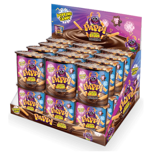 BONART Pappi Hazelnut Cocoa Cream Wafer Sticks - 55g Turkish Indulgence - Aladdin Business