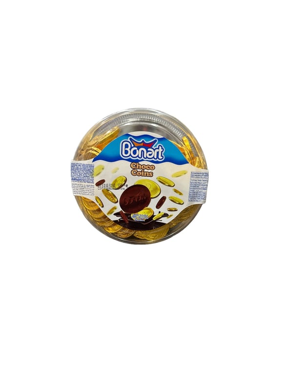 Bonart Premium Milk Chocolate Gold Coins - 650g Bag, 130 Pieces - Aladdin Business