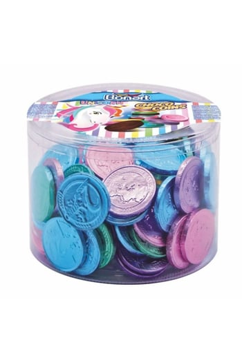 BONART Unicorn Coin Chocolates - 130 Magical 5g Treats - Aladdin Business