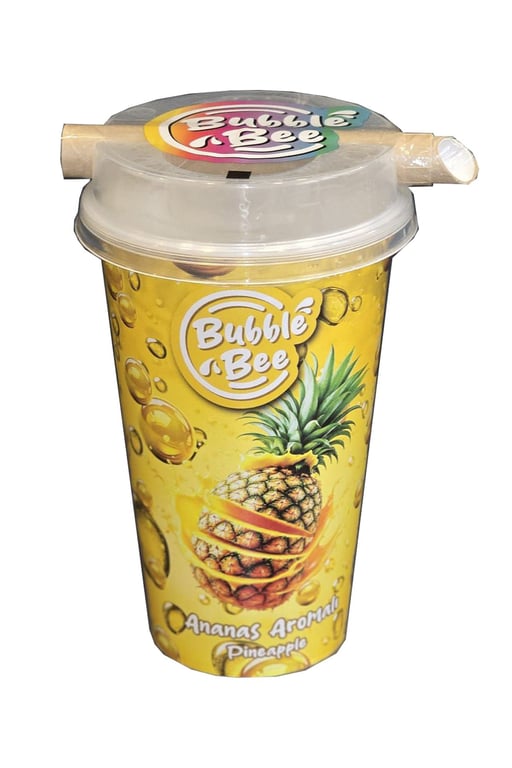 Bubble Bee Pineapple Flavored Drink 350ml - Refreshing Tropical Beverage - Aladdin Business