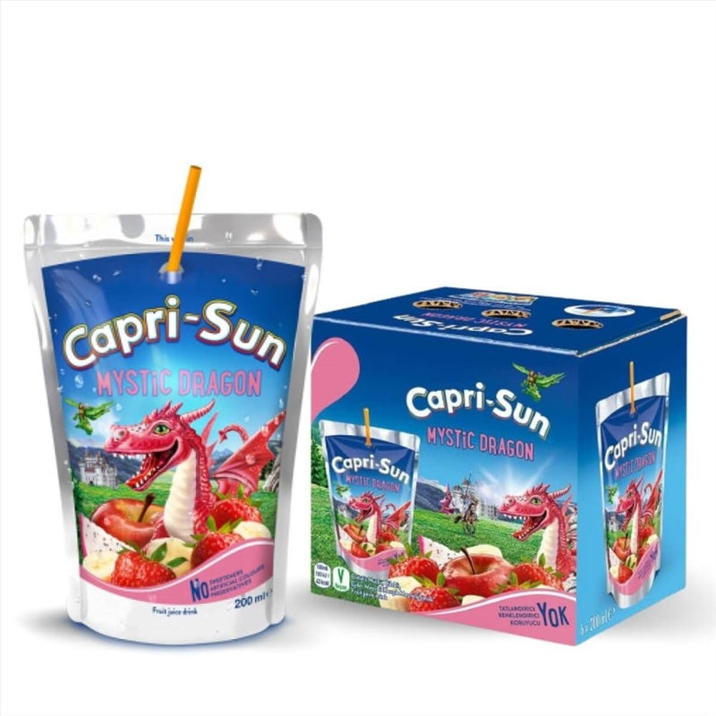 Capri - Sun Mystic Dragon Fruit Drink 200ml Pouches (20 - Count) - Aladdin Business