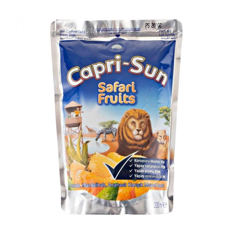 Capri - Sun Safari Fruit Juice Drink Pouches - 20 x 200ml - Aladdin Business