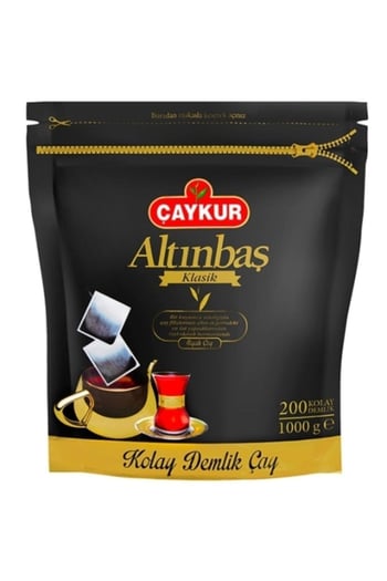 Caykur Altinbas Classic Turkish Black Tea Bags for Teapots - 200 Count, 1000g - Aladdin Business