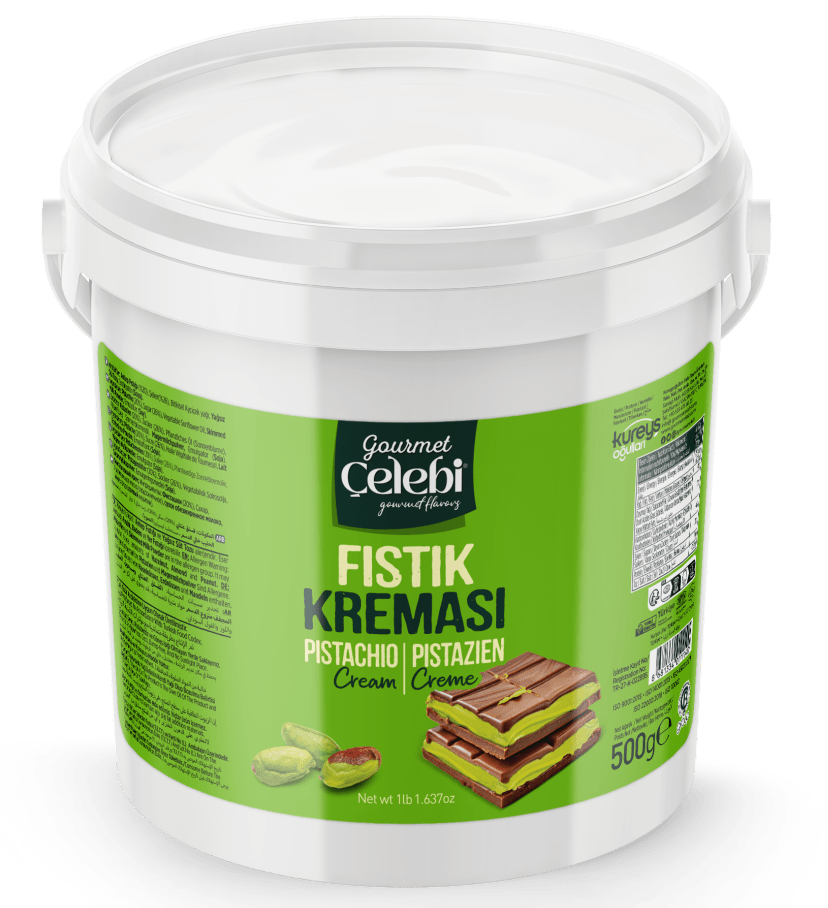 Celebiogullari Professional Antep Pistachio Cream (20% Pistachio) - 500g, 1kg & 5kg Buckets - Aladdin Business