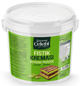 Celebiogullari Professional Antep Pistachio Cream (20% Pistachio) - 500g, 1kg & 5kg Buckets - Aladdin Business