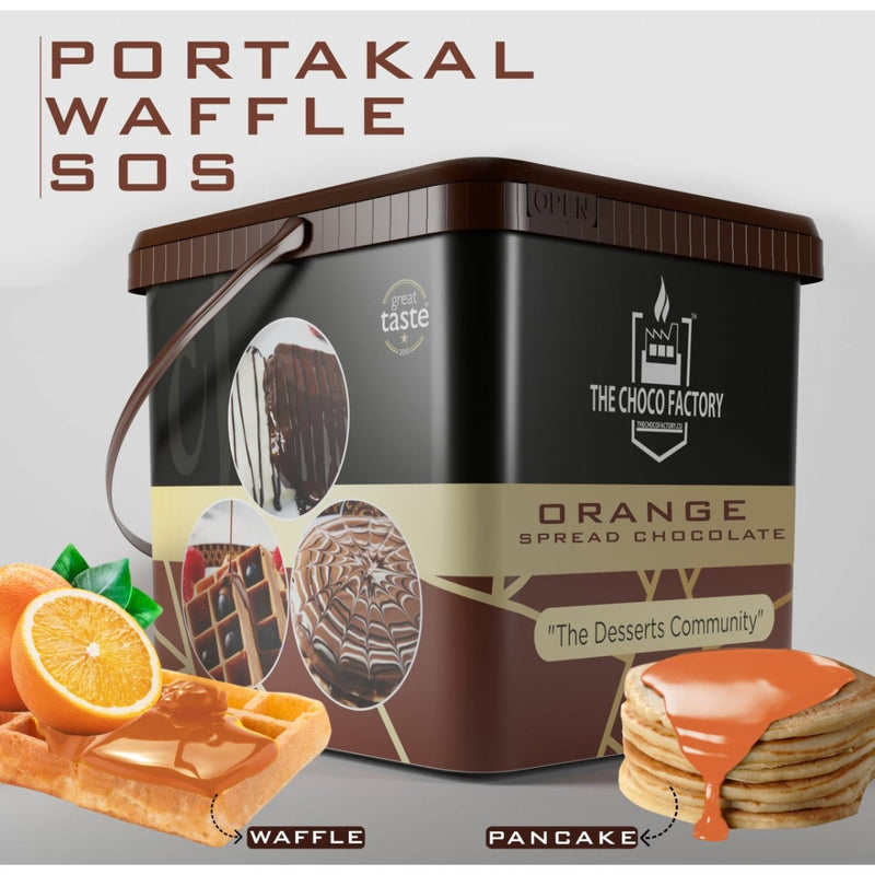 Chocoworld Zesty Orange Waffle & Pancake Sauce - 1kg Professional Size - Aladdin Business