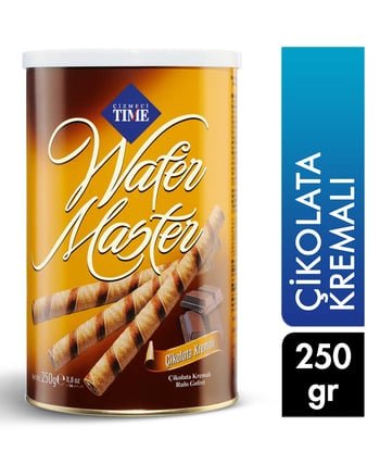 Cizmeci Time Wafer Master Chocolate Cream Wafers, 250g – Authentic Turkish Treat - Aladdin Business