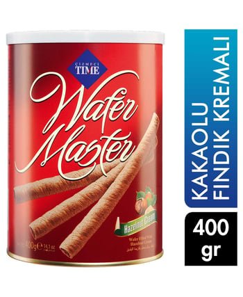 Cizmeci Time Wafer Master Chocolate Hazelnut Cream Wafers 400g - Aladdin Business