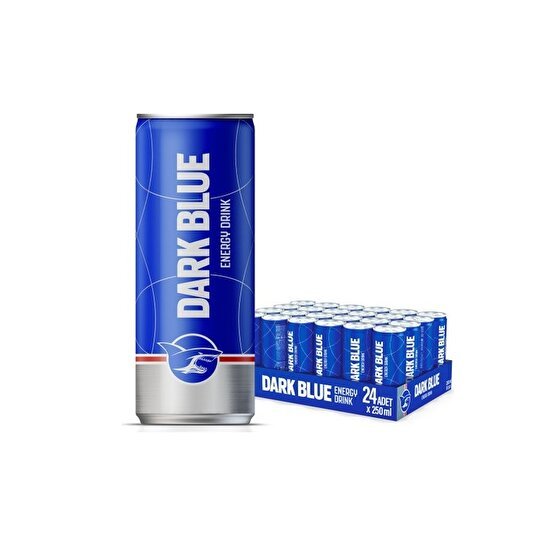 Dark Blue Energy Drink 250ml Can - Invigorating Boost - Aladdin Business