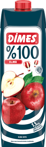 Dimes 100% Pure Apple Juice, 1 Liter Carton - Aladdin Business