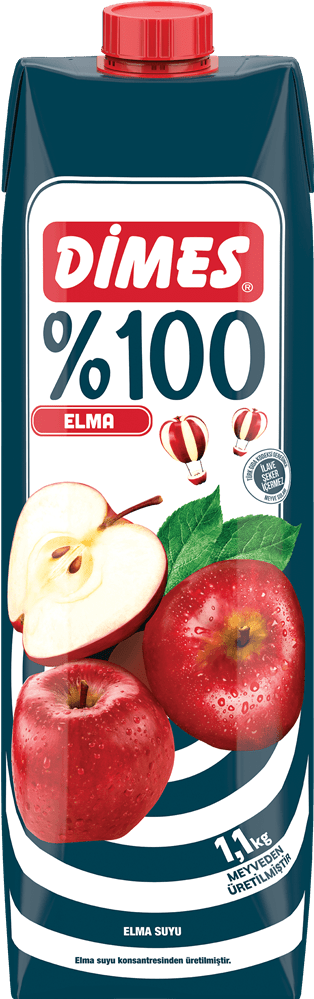 Dimes 100% Pure Apple Juice, 1 Liter Carton - Aladdin Business