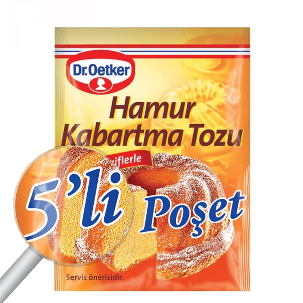 Dr. Oetker Baking Powder 5x10g Sachets - 50g Professional Pack - Aladdin Business